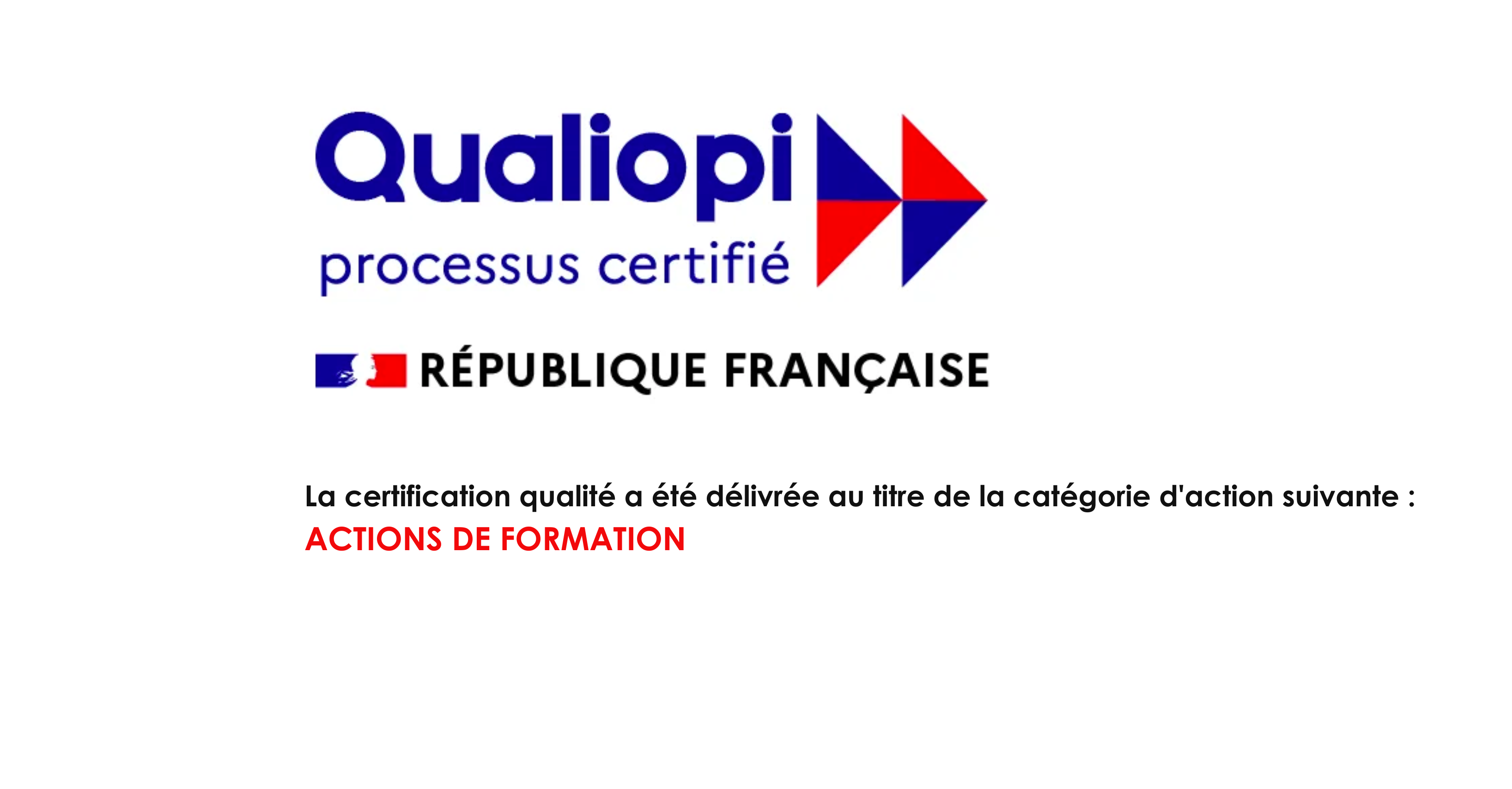 Certificat Qualiopi