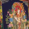 Thangka représentant Sarasvati, la divinité de la connaissance et la maîtresse des arts